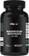 Glicinato De Magnesio De Maxima Potencia 1000 Mg 90 Tablets, Supports Muscle, US