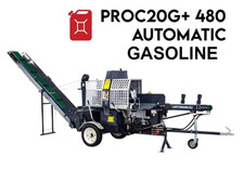 15PS Sägespaltautomat Sägespalter Schneidspalter Brennholz 20T Benz Automat