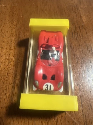 AURORA MODEL MOTORING T-JET THUNDERJET ALFA ROMEO #1409 IN THE BOX WITH LABEL