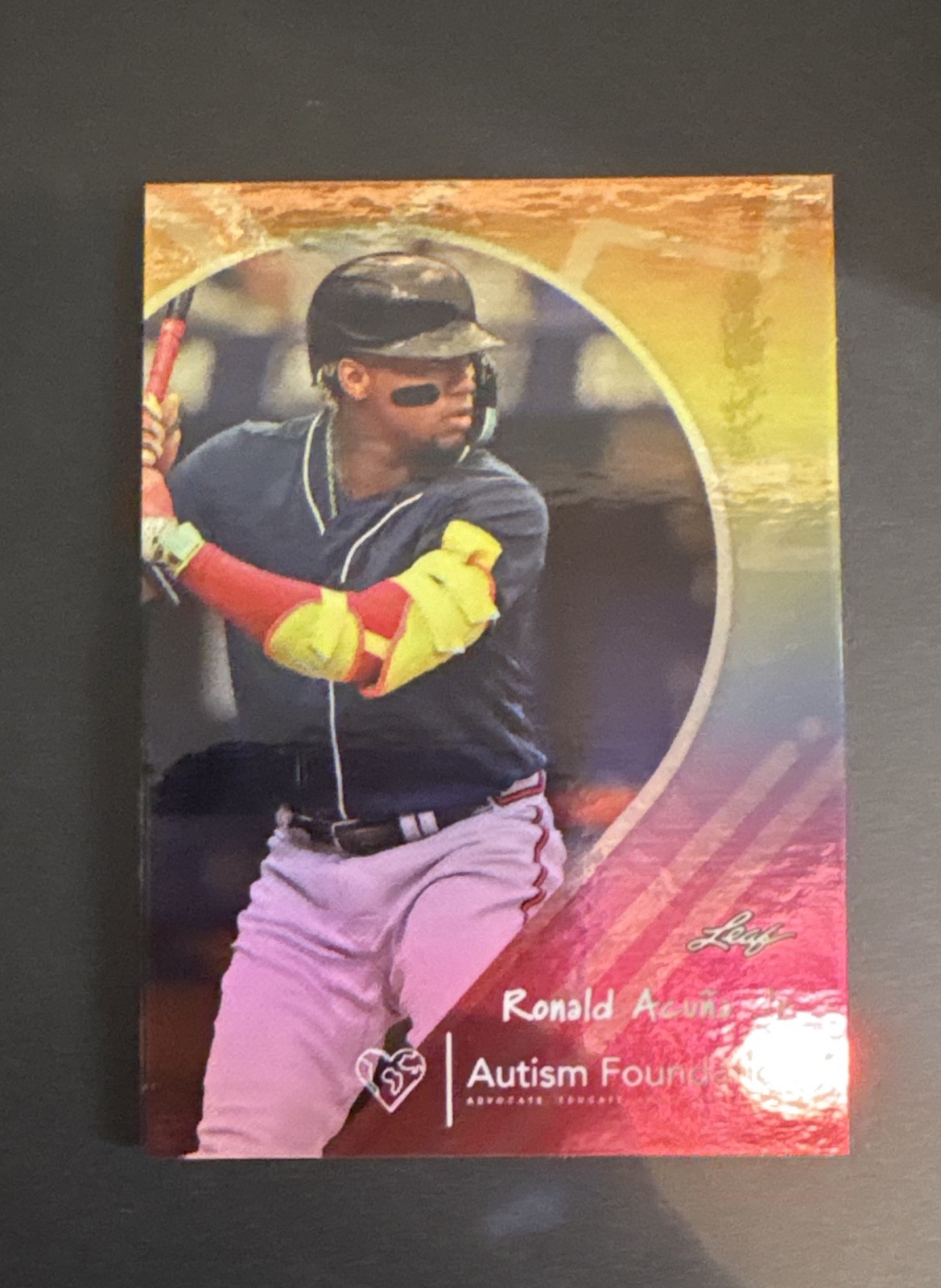 2023 Leaf X Autism Foundation - Ronald Acuña Jr. #14 /1000