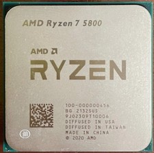 AMD Ryzen 7 R7 5800 AM4 CPU Processor 3.4GHz 8Core 16Thr 65W