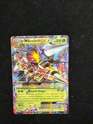 Pokémon TCG M Beedrill-EX  XY158 Promo