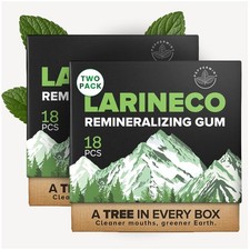Minty Remineralizing Gum - 36 Pieces x 2, Sugar-Free Xylitol