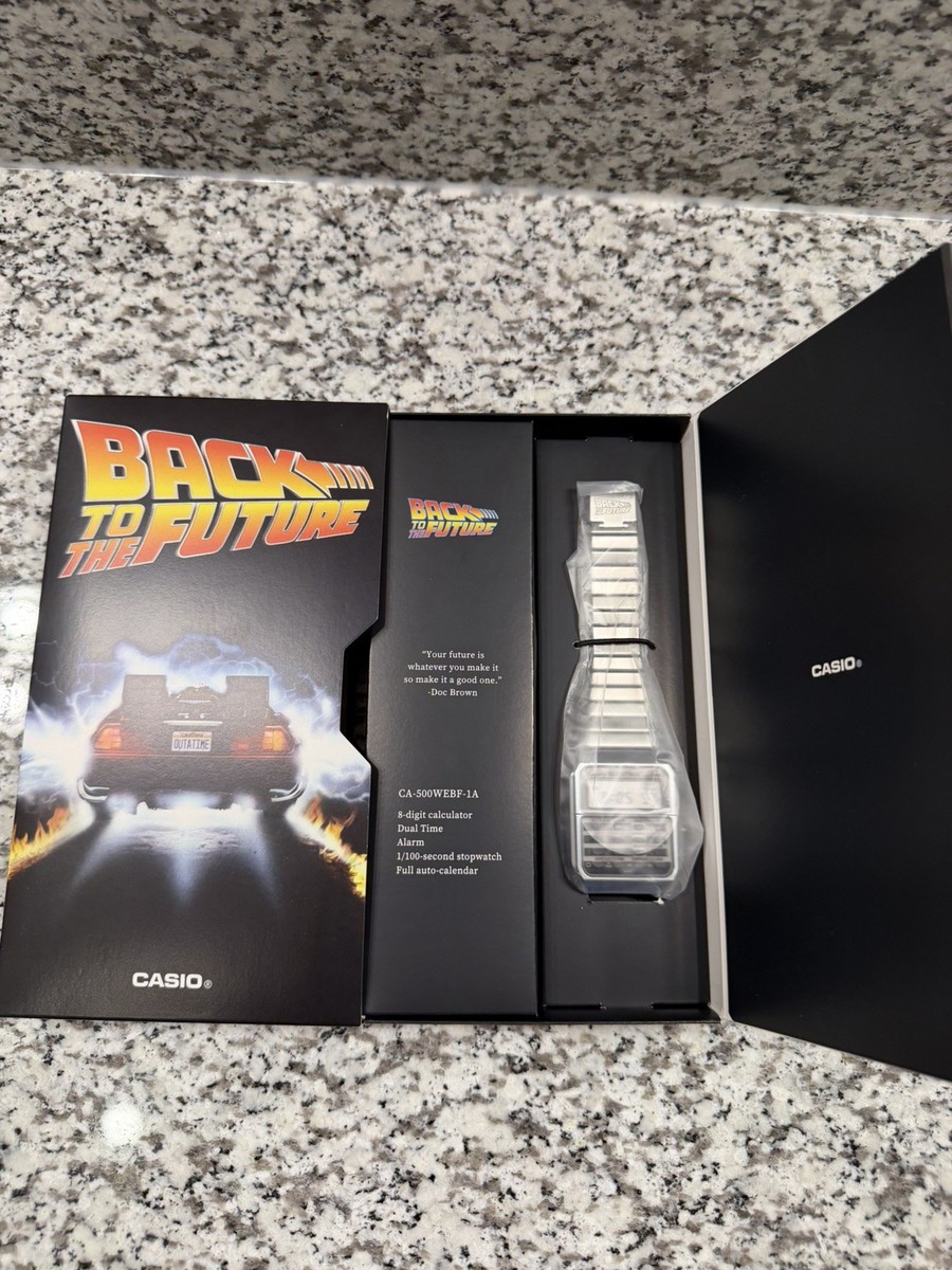 CASIO CA-500WEBF-1AJR Back To The Future Collabo Model Watch