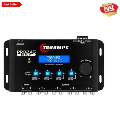 15-Band Digital Signal Processor with Crossover & User-Friendly Interface