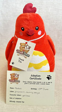 Aldi Hen Chicken Plush Soft Toy Mabel With Adoption Certificate Cat Charity 10”