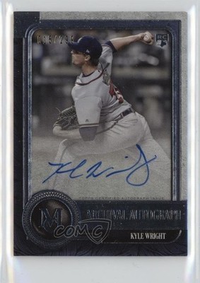 2019 Topps Museum Collection Archival 15/299 Kyle Wright Rookie Auto RC 1u5y