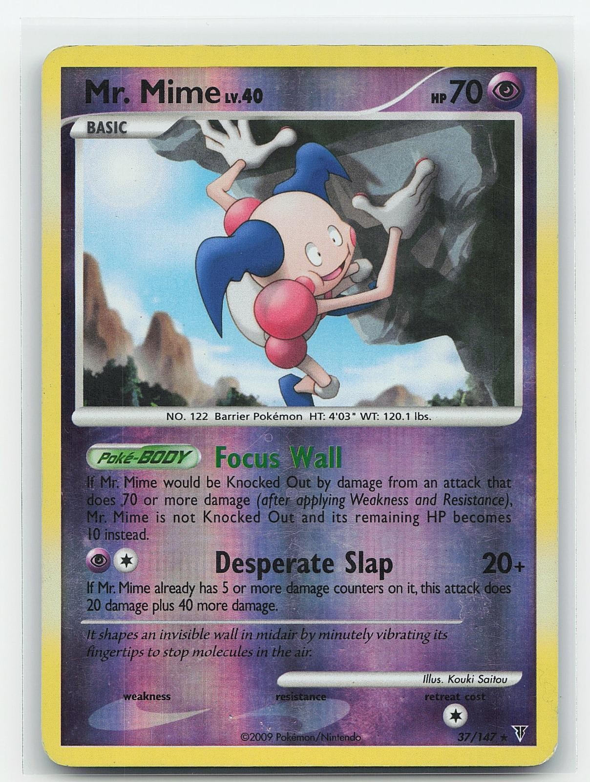 MR. MIME 37/147 Rare SUPREME VICTORS REVERSE HOLO MP