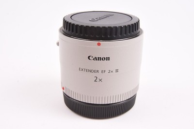 Canon EF 2x Extender III Teleconverter Digital Camera Lens Attachment #T-02027