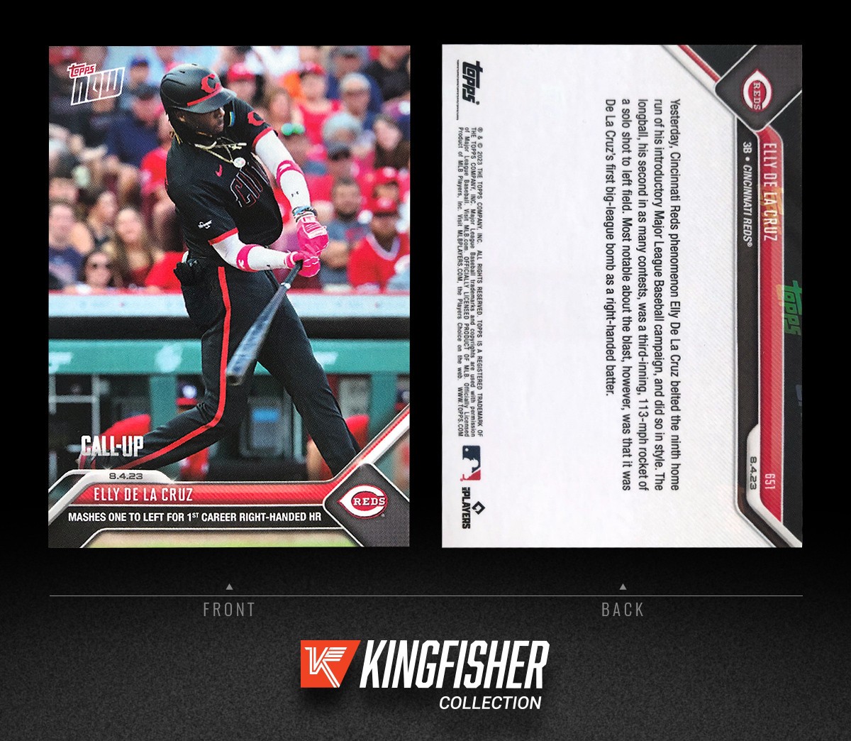 Elly De La Cruz 2023 Topps Now Call-Up #651 Cincinnati Reds