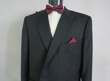 Ermenegildo Zegna Su Misura Trofeo one button peak lapel Tuxedo Jacket 52 L