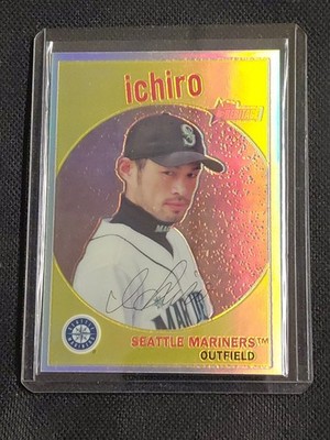2008 Topps Heritage Chrome Ichiro Refractor SP Serial #'d 248/559 Card # C30