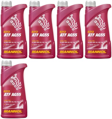 5l Mannol 8212 ATF AG55 Automatikgetriebeöl 5x1l für ETL 7045E/8072B/N402
