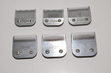 Lot 6 Oster Detachable Hair Clipper Blade 000, 000, 1, 1 1/2, 2, 3 1/2