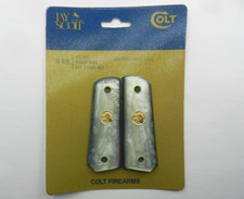 Vintage Nos Jay Scott 33 Om Colt 1911 Officers Model Laminated White Pearl Grips