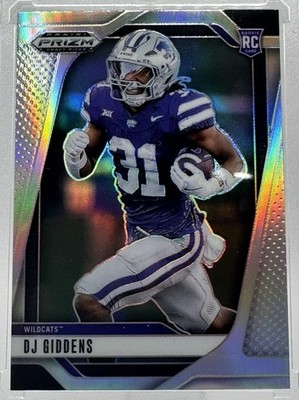 2025 Prizm Draft Picks #44 DJ Giddens Silver RC - K State | IND Colts
