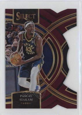 2023 Panini Select Premier Level Maroon Prizm Die-Cut 32/175 Pascal Siakam 13hf