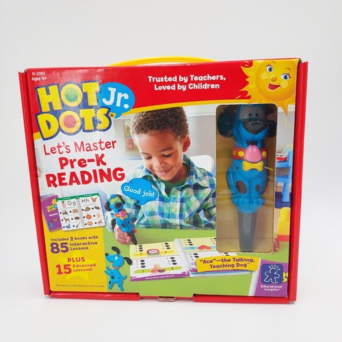 Educational Insights Hot Dots Jr. Let's Master Pre-K Reading Set School Dog