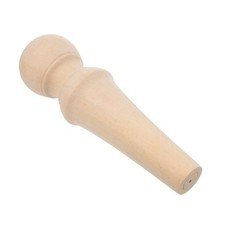 European Solid Wood Decoration Unfinished Post Finial Fence Finials