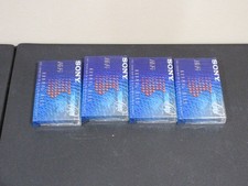 Sony HiFi Cassette Tapes 60 Minute Blank Normal Bias Sealed New Lot Of 4