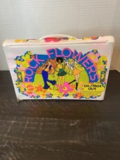 1970 Mattel Rock Flowers Case With Doug Dawn  Lilac Tiny Teen Dolls Vintage