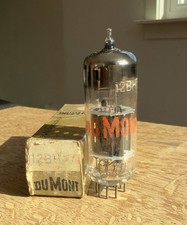 1968 Brimar Dumont 12BH7A Tests Strong Black Plates Great Britain Rare