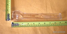 Lot of 48 Carlisle 395 Serving Salad  9" Tongs Clear Commercial Utensil