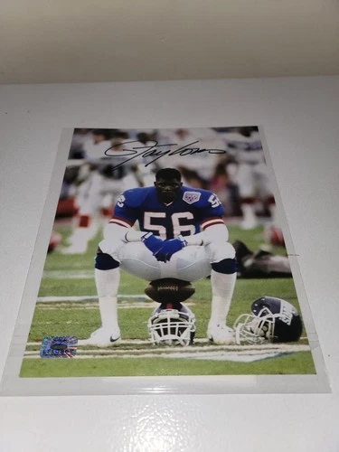 Lawrence Taylor Signed Autographed New York Giants 8x10 Photo w Holo/COA
