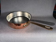 Vintage Mauviel 9 1/2" Saute Pan New Tin Lining 1.8mm