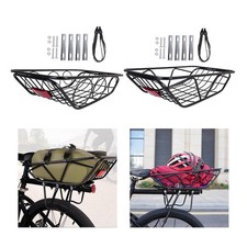 Rear Bike Basket Dogs Carrier Carbon Steel Versatile Accessories Sundries