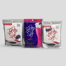 Leggs Just My Size Regular Pantyhose 3X Off Black Coffee Sheer Toe Lot Of 3 NOS