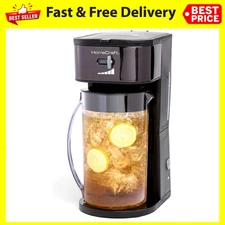 Homecraft 3-Quart Iced Coffee And Tea Maker With Filter Basket, Flavor Enhancer,