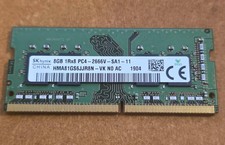 RAM MEMORY 8GB 1Rx8 PC4-2666V-SA1-11 DDR4 HMA81GS6CJR8N-VK