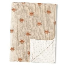 Baby Blankets for Unisex Boys Girls, Super Soft Nursery 30x40inch Afterglow