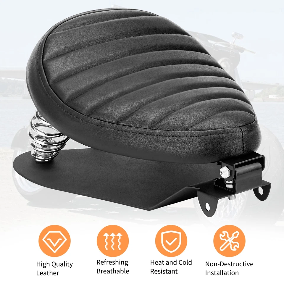 Motorcycle Spring Solo Seat Saddle Base For Harley Sportster Bobber Chopper - Image 2 of 4