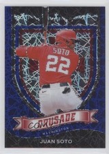 2021 Panini Chronicles Crusade Blue Velocity Prizm Juan Soto #18 mp7