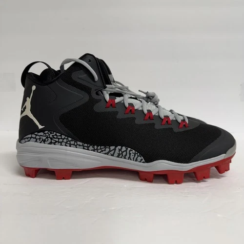 Jordan Superfly3 Baseball Cleat Red/Gry Promo Gio Gonzalez Size 11 New w Box 