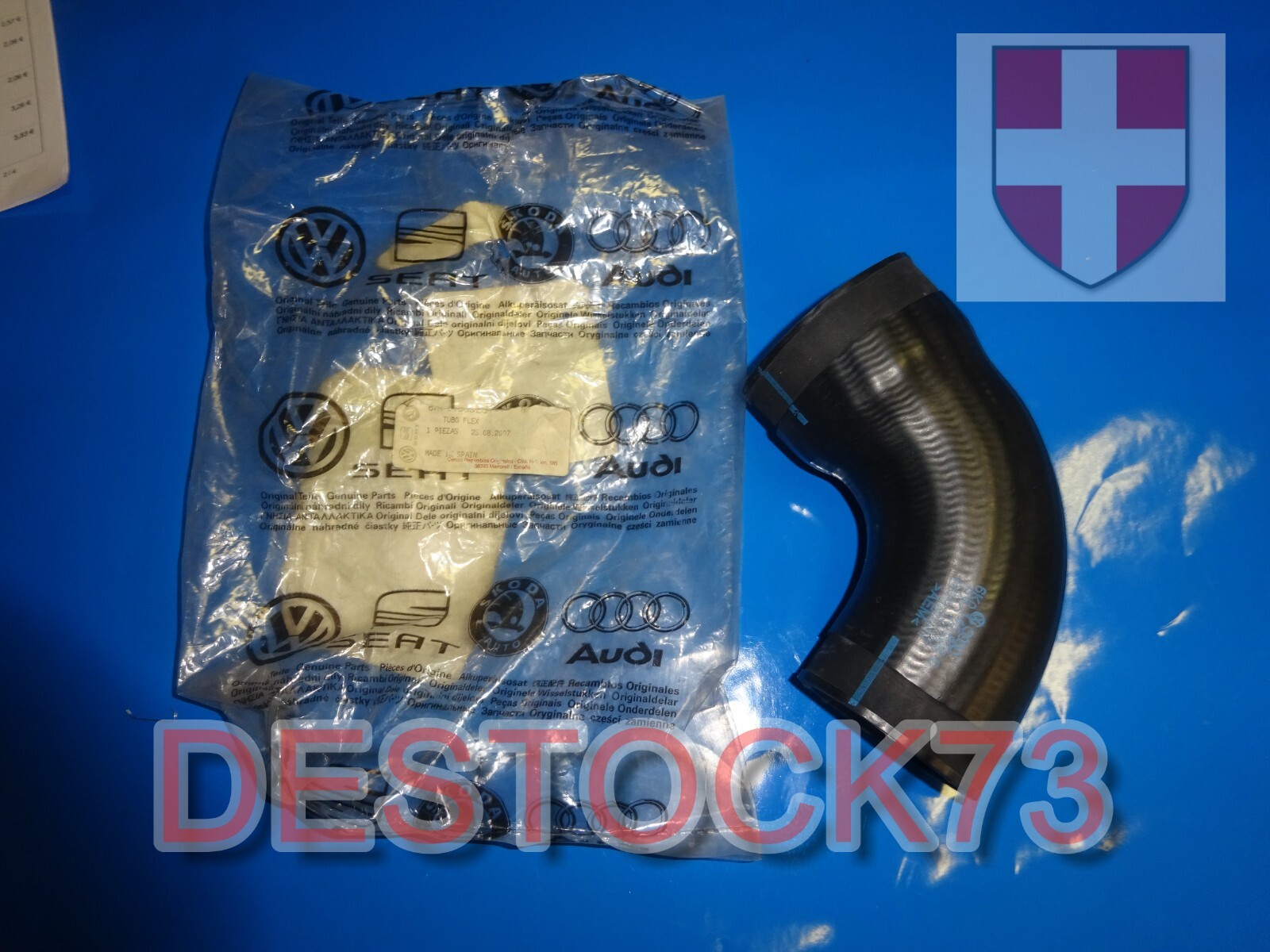 Durite de turbo 6K0145832C neuve en caoutchouc renforcé pour Seat Cordoba et VW Golf 4 1.9 TDI