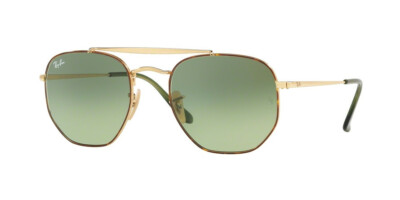 Ray-Ban Marshal Rb3648 54 Gold Green Gradient Sunglasses for  display picture 2