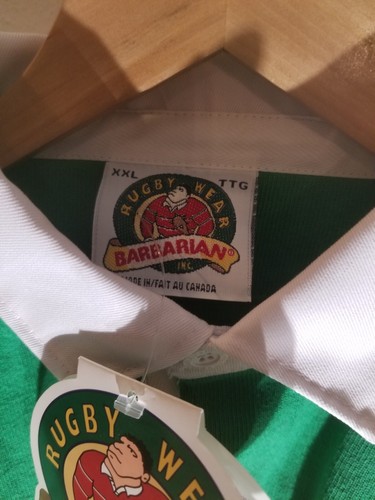 Barbarian Rugby Gear 1879 Ireland Long Sleeve Rugby Jersey Size XXL NWT - Picture 14 of 16