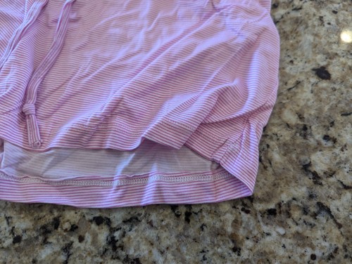 Joan Vass Womens Short Sleeve Pajama Set Button Up Shirt Shorts Pink size S - Picture 11 of 14