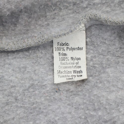 Vintage 70er 80er Patagonia Big Logo Label Fleecejacke Full Zip grau blau M - Bild 10 von 10