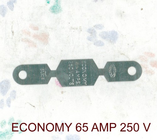 ECONOMY ERNEUERUNG SICHERUNGSEINSÄTZE 65 AMP 250 VOLT (10ER PACK) - Bild 2 von 2