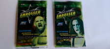 1999 Topps WCW Wrestling Embossed Trading Cards  Wax Pack (LOT OF 10 PACKS)