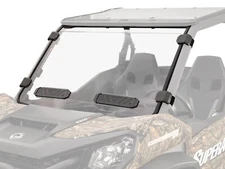 SuperATV Scratch Resistant Vented Windshield for Can-Am Maverick Trail (2018+)
