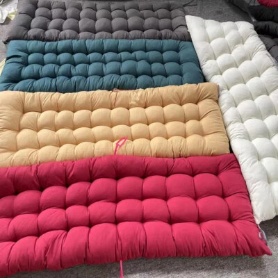 WT Garden Cotton Large Cushion Pad For Sun Lounger Recliner Bench Chair Seat Indoor