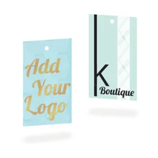 2" x 3.5" Custom Printed Clothing Tags ~ Hang Tags ~ Custom Tags ~ Business tag