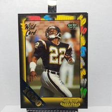 Wild Card 1991 NFL Gill Byrd 1000 Stripe (WARNING SMOKE SMELL!)