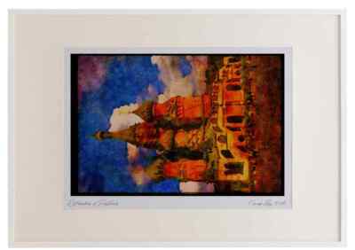 467027 St. Basil Cathedral, Red Square, Russia Watercolour Picture Frame