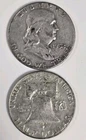 199FFXF FRANKLIN HALF DOLLAR 1948-1963 SOLID SILVER 50c COIN F-XF 62+ YEARS OLD!